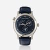 Jaeger-LeCoultre, Master Geographic Platinum wristwatch, Ref. 142.640.926B