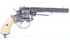 Fine British 9mm Pinfire Revolver c.1800's