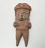 Pre-Columbian Polychrome Female Figure