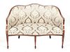 Louis XVI Manner Upholstered Settee
