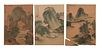 Set of 3 Album Paintings by Liang Jinfeng