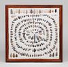 Framed Collection of Arrowheads
