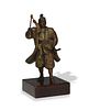 Japanese Parcel Gilt Bronze Samurai
