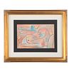 Paul Klee. "Sommeil d'Hiver," color lithograph