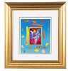 Peter Max. "Angel with Heart," enhanced serigraph