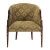 Federal Style Mahogany Upholstered Tub Chair