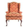 Charles Stewart Uph. Queen Anne Style Wing Chair