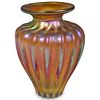 Loetz Style Iridescent Glass Vase