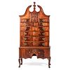 A Centennial Chippendale Style Mahogany Highboy