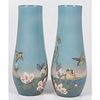 A Pair of Rookwood Pottery Porcelain Scenic Vases, Decorated by Arthur Conant