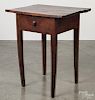 Pennsylvania tiger maple one-drawer stand, 19th c., 29'' h., 23 1/2'' w.