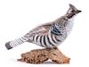 Chris Olson Painted & Signed Scaled Quail Carving