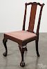 Mid-Atlantic Chippendale mahogany side chair, ca. 1770, with a potty insert.