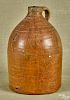 Pennsylvania two-gallon stoneware jug, impressed F. H. Cowden Harrisburg, 13'' h.