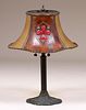 Arts & Crafts Curved Glass Lamp c1920s