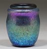 Contemporary Jon Bush Art Glass Vase 1991
