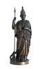 Continental Bronze Figural Sculpture of Athena