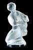 Lalique Crystal Figural Sculpture Diane & Ram