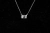14K White Gold & 0.78 CT Diamond Pendant Necklace