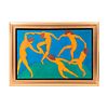 "La Danza". Reproducción de la obra de Henri Matisse  Óleo sobre lienzo. Con marco. 82 x 125 cm.