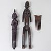 Three African Wood Artifacts