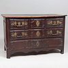 Louis XV Provincial Walnut Serpentine-Fronted Commode