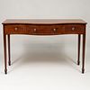 George III Style Inlaid Mahogany Small Sideboard, of Recent Manufacture