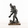 Laurence Isard Bronze Sculpture, Off Guard, Signed