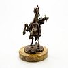 Bronze Sculpture, Bronco Buster Cowboy Horseman, Carl Kauba