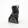 Inuit Tribal Soapstone/Regional Stone Figurine Sculpture, Seal Trapper