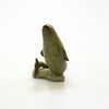 Inuit Tribal Soapstone/Regional Stone Figurine Sculpture, Beluga Whale