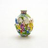 Chinese Vintage Snuff Bottle, Father, Mother, Children