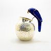 Taxco Silver Pitcher With Parrot In Lapis Stone