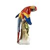 Sitzendorf Porcelain Parrot / Macaw Bird Figurine