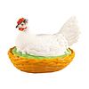 Staffordshire Hen On Basket, Egg Tureen And Cover
