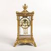 Ansonia Crystal Bronze Mantel Clock