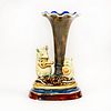 Doulton Lambeth Tinworth Figural Vase, Musician Mice