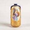 Royal Bayreuth Decorative Vase With Lady And Roses