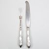 Set of Twelve Swedish Silver Knives and Forks