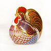Royal Crown Derby Figural Paperweight, Rooster