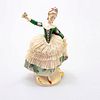 German Porcelain Lace Figurine, Woman Dancing