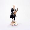 Royal Dux Figurine, Man Playing Guitar