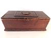 18TH C. CARVED WOOD BOX 