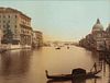 J. Kuhn Early 20th C. Hand Tinted Photo Grand Canal Venice