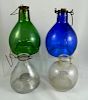 4 Antique glass fly traps