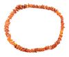 Unpolished Natural Amber Trade Necklace