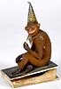 Monkey pipsqueak toy, 19th c.