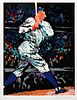 A 1995 Babe Ruth LeRoy Neiman Signed Serigraph,