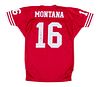 A Joe Montana Signed San Francisco 49ers Jersey (Wilson Pro Line),