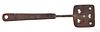 Pennsylvania wrought iron spatula, early 19th c.